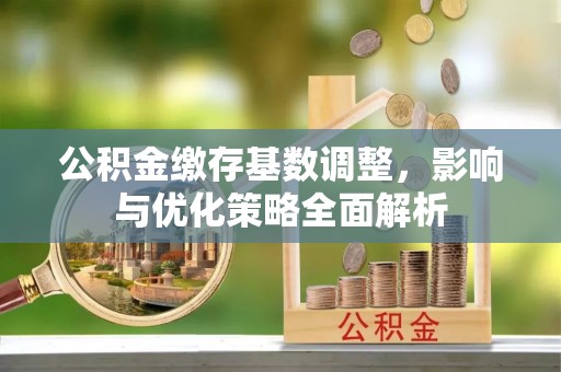 临猗公积金缴存基数调整，影响与优化策略全面解析
