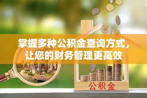 临猗掌握多种公积金查询方式，让您的财务管理更高效