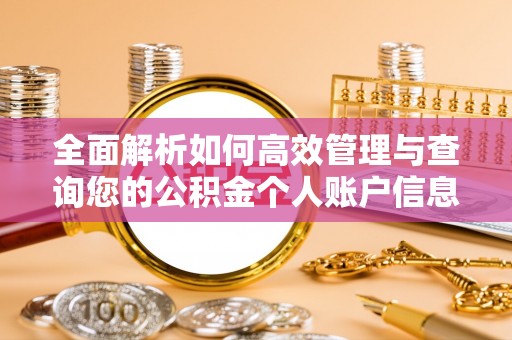 临猗全面解析如何高效管理与查询您的公积金个人账户信息