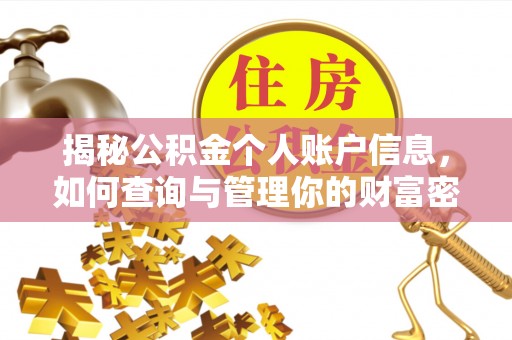临猗揭秘公积金个人账户信息，如何查询与管理你的财富密码