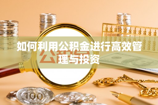 临猗如何利用公积金进行高效管理与投资